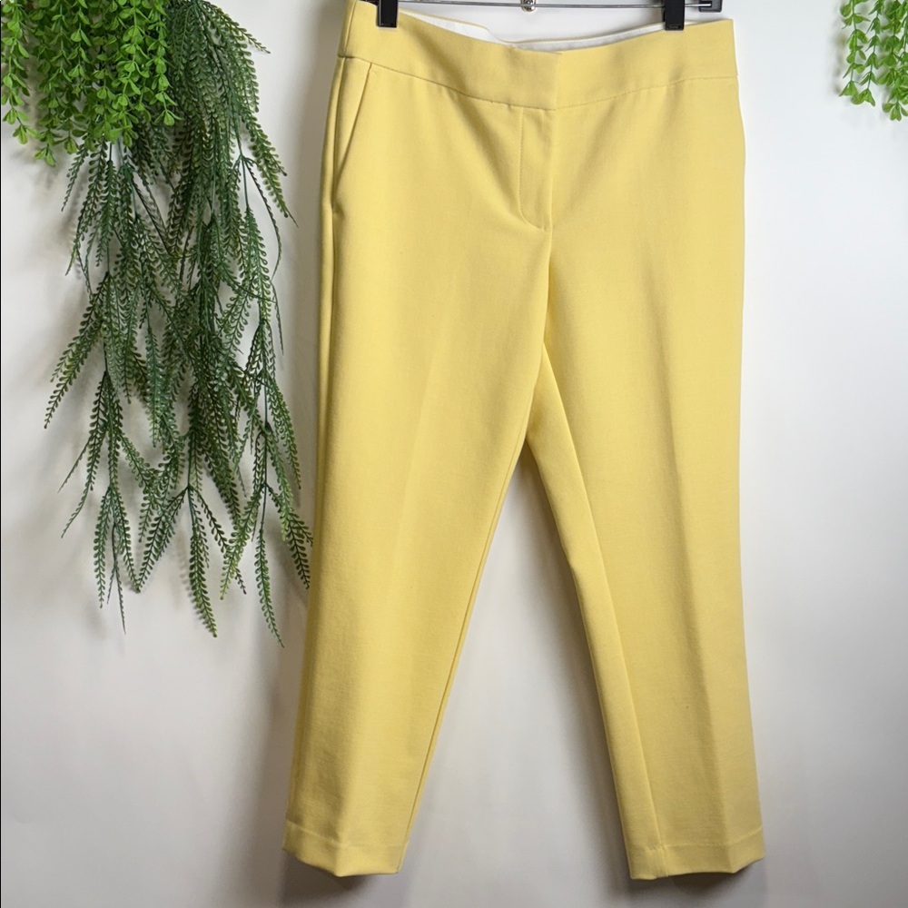 LOFT Sunny Yellow Cropped Pants